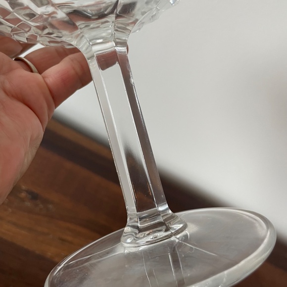 VINTAGE "Birthday" Dessert Dish, Glass Pedestal Candy Dish 5.5" H x 5" W - Picture 8 of 9